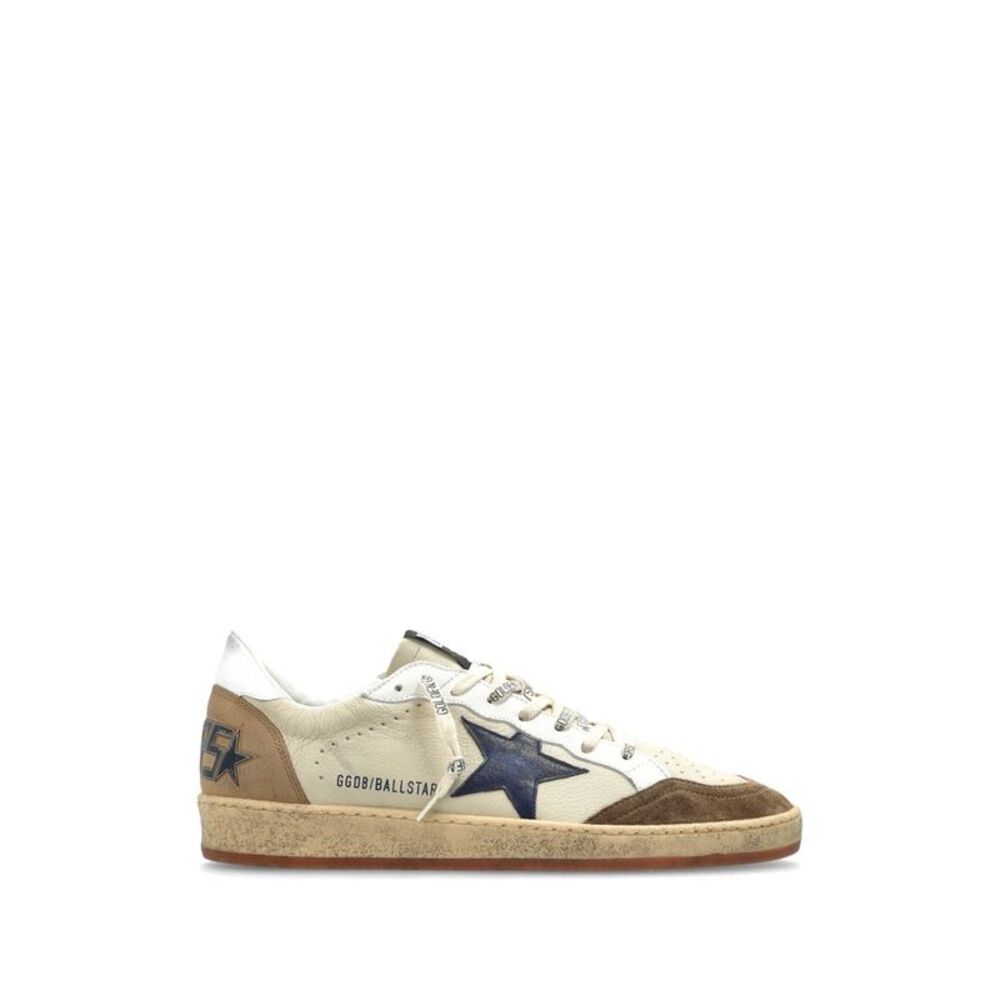 Golden Goose Men Ball Star Leather Sneakers